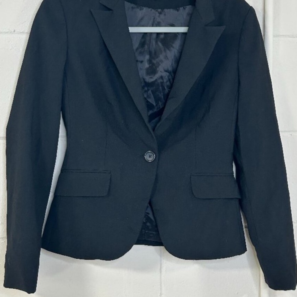 Express Black Women's Single-Button Blazer